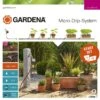 Gardena Startset Bloempotten M + Besproeiingscom -Groen Flow Gardena2013002