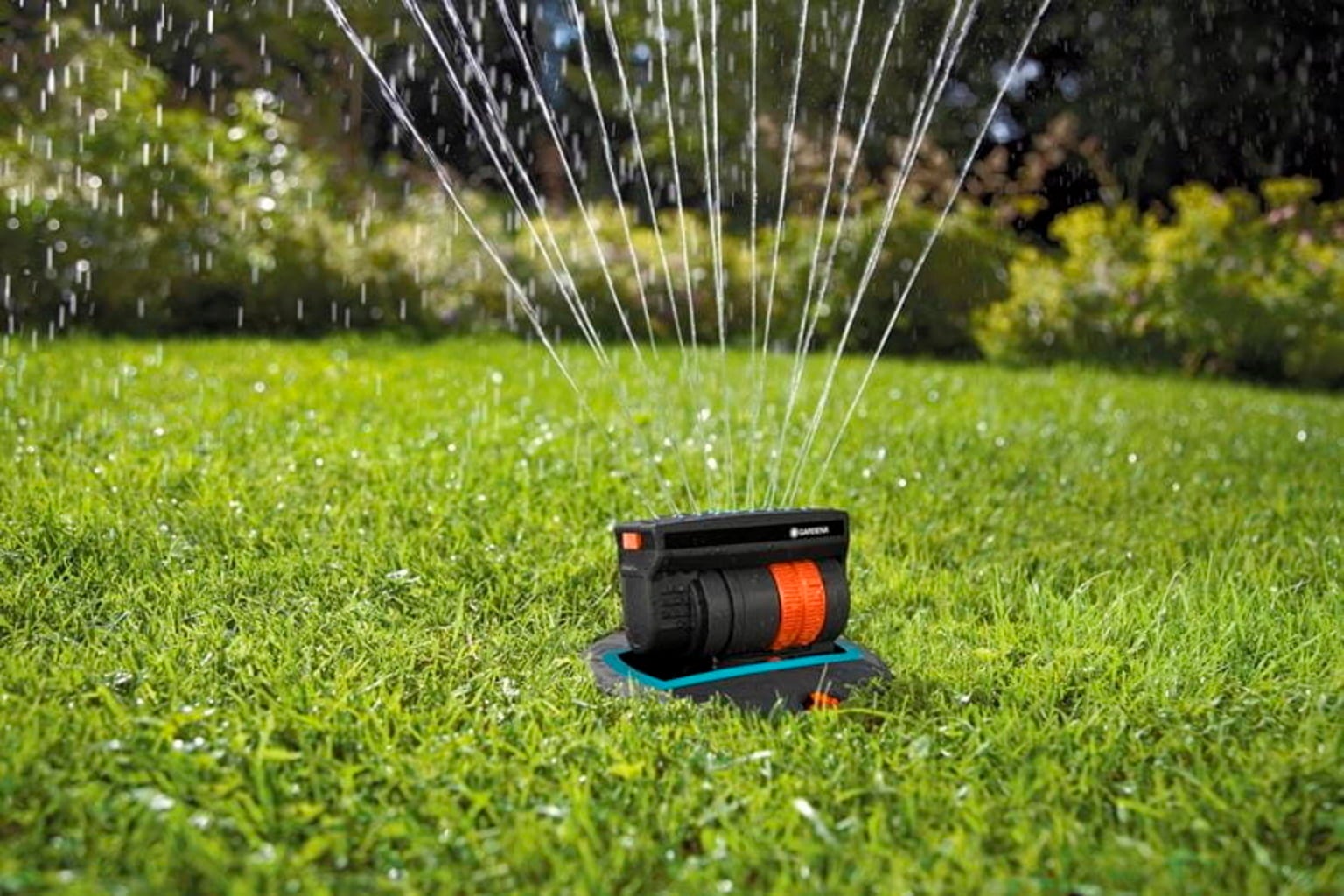 Groen Flow -Groen Flow gardena sprinklersysteem pop up vierkant sproeisysteem os 140 1683010 nl